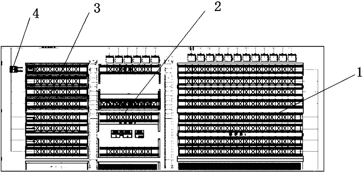 Logistics storage system for medical smart factory