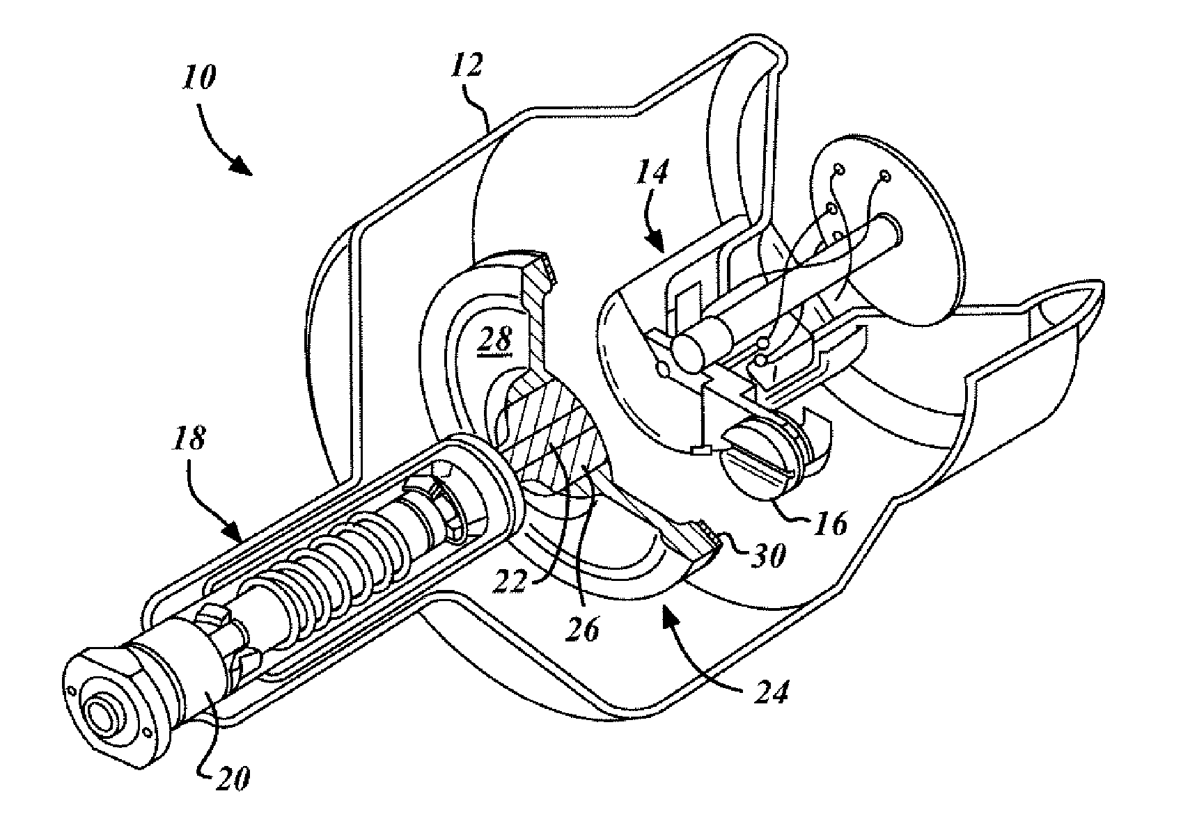 X-ray target assembly for high speed anode operation