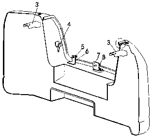 Counterweight device for heavy equipment