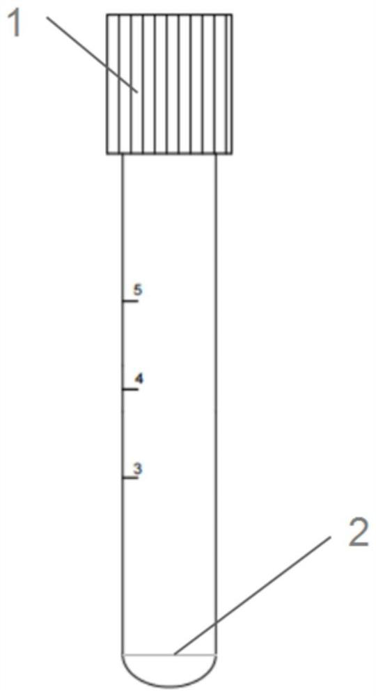 Blood collection tube and preparation method and application thereof