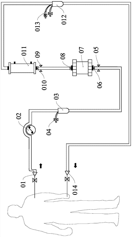 Blood purification device and system