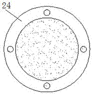 Ore screening device for ore machine and with automatic feeding function