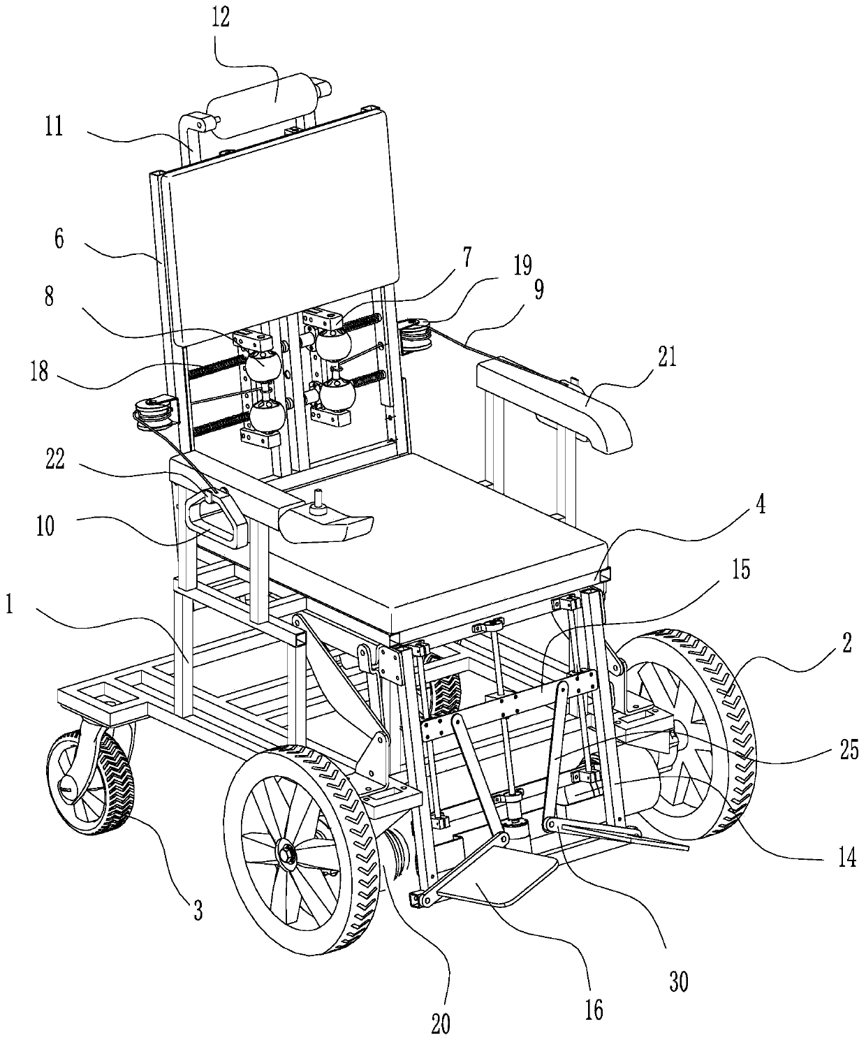 Walking g assisting device for body building