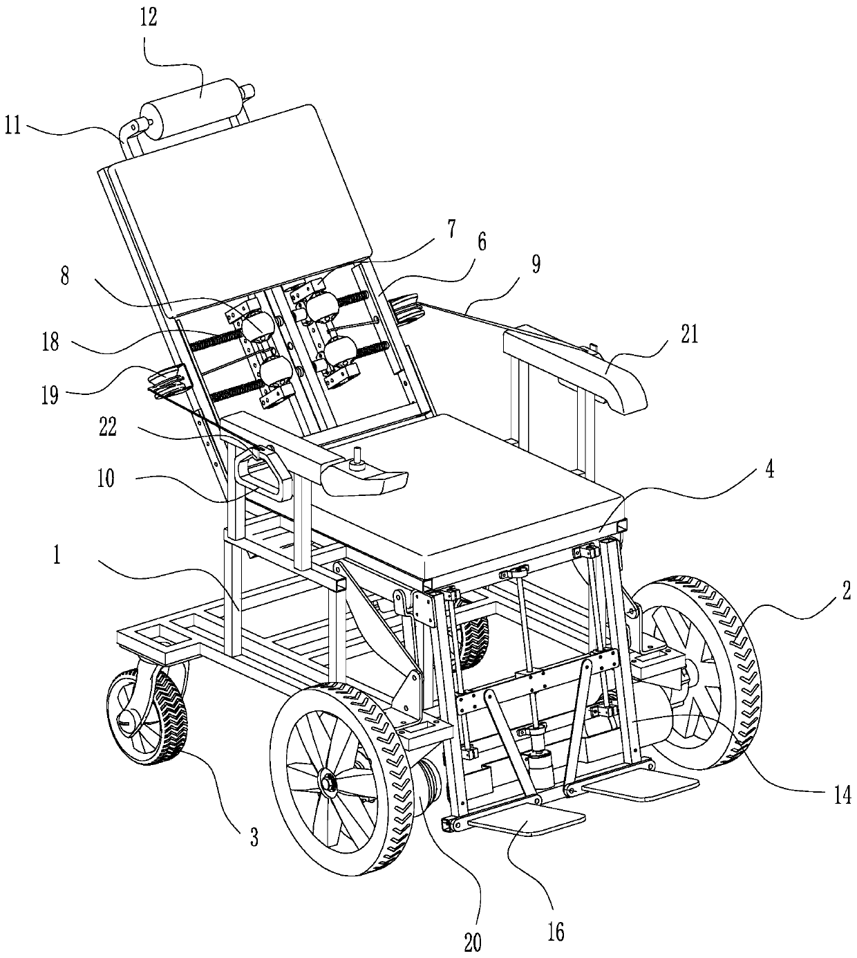 Walking g assisting device for body building