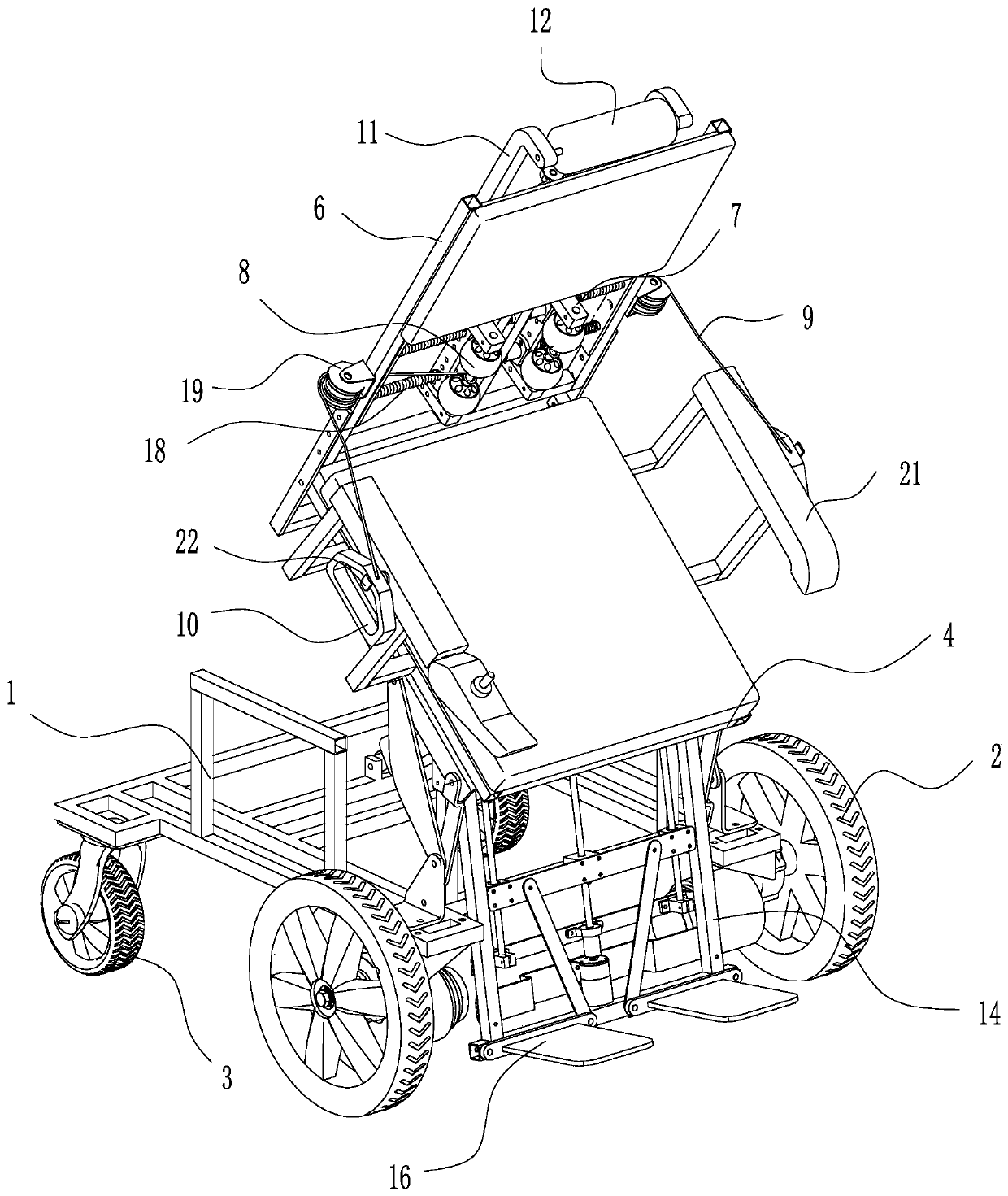 Walking g assisting device for body building