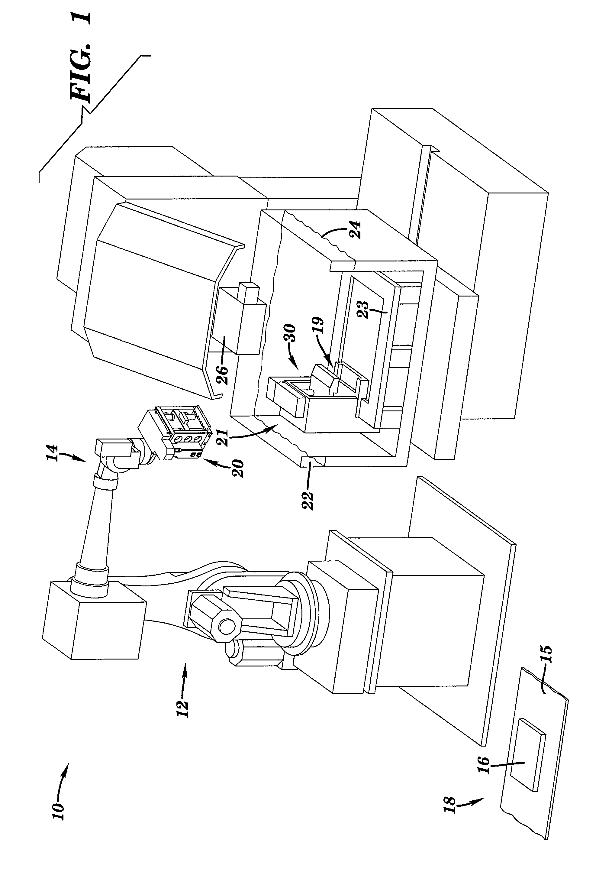 Methods and systems for handling a work piece for a machining process