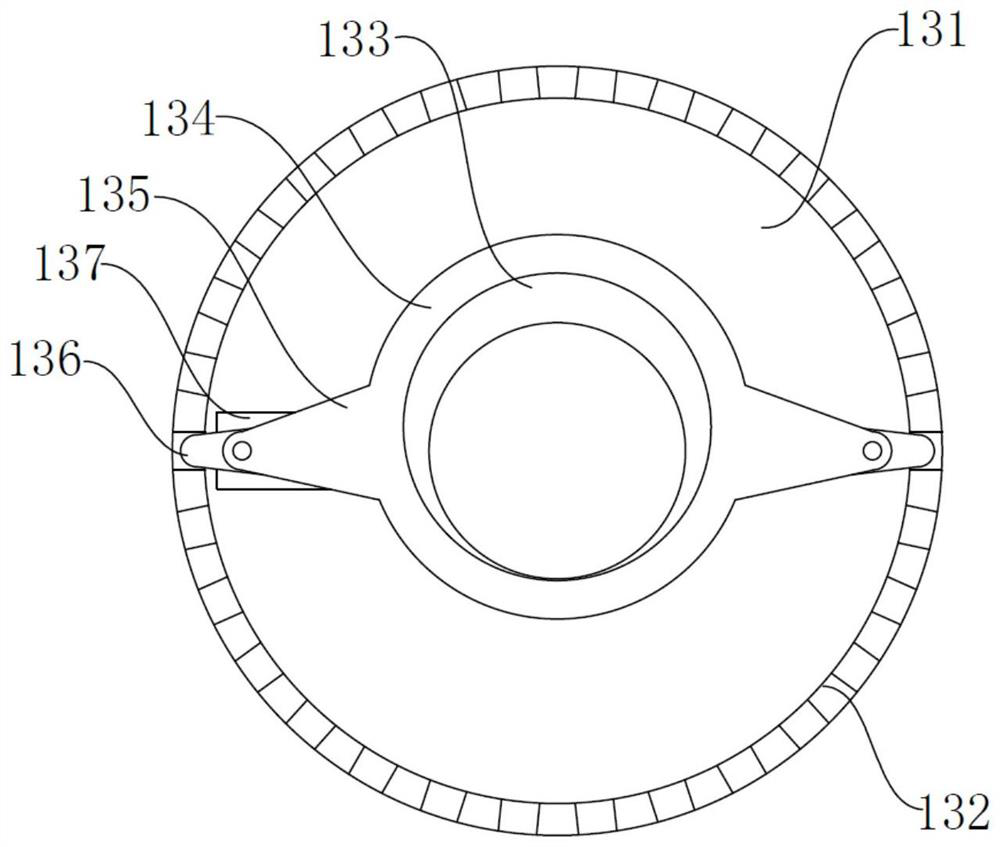 Compressing device for garbage disposal system and garbage disposal system