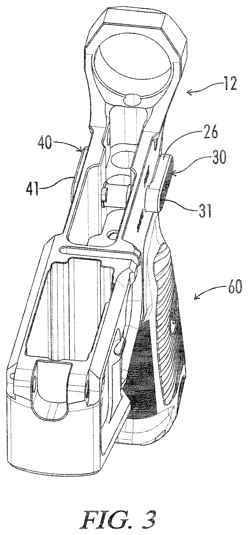 Ambidextrous safety selector for rifle