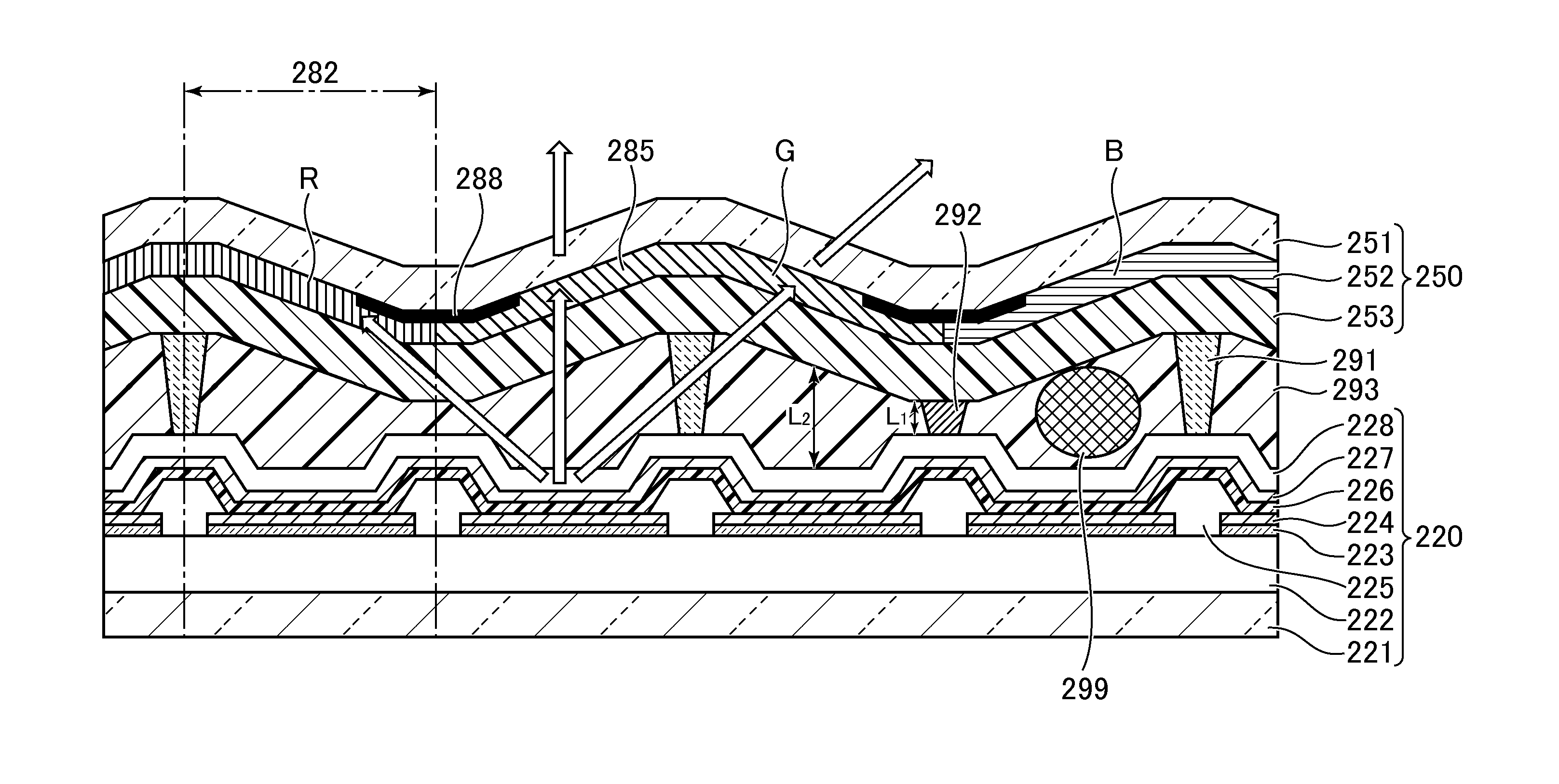 Organic el display device