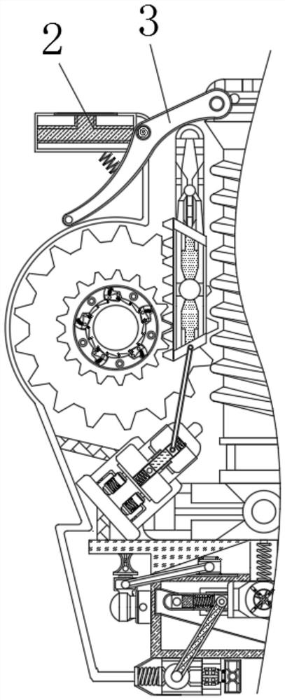 Labor-saving auxiliary device for automatically locking clamp nut for automobile tire