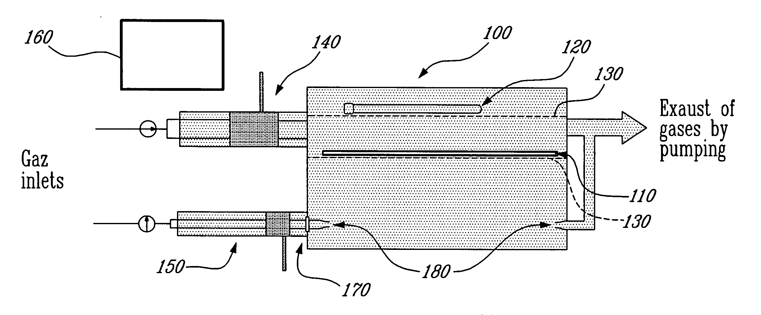 Process for the plasma sterilization of dielectric objects comprising a hollow part