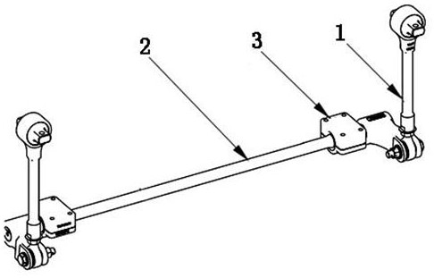 Connecting rod length real-time active adjusting method and active anti-side-rolling torsion bar system