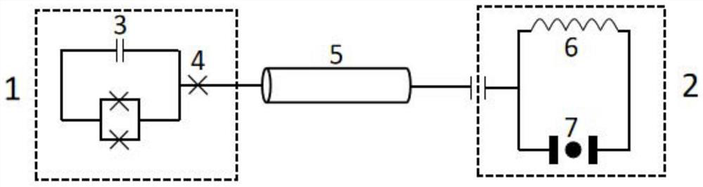 Entangled state preparation method and device based on superconducting quantum bits and Rydberg atoms