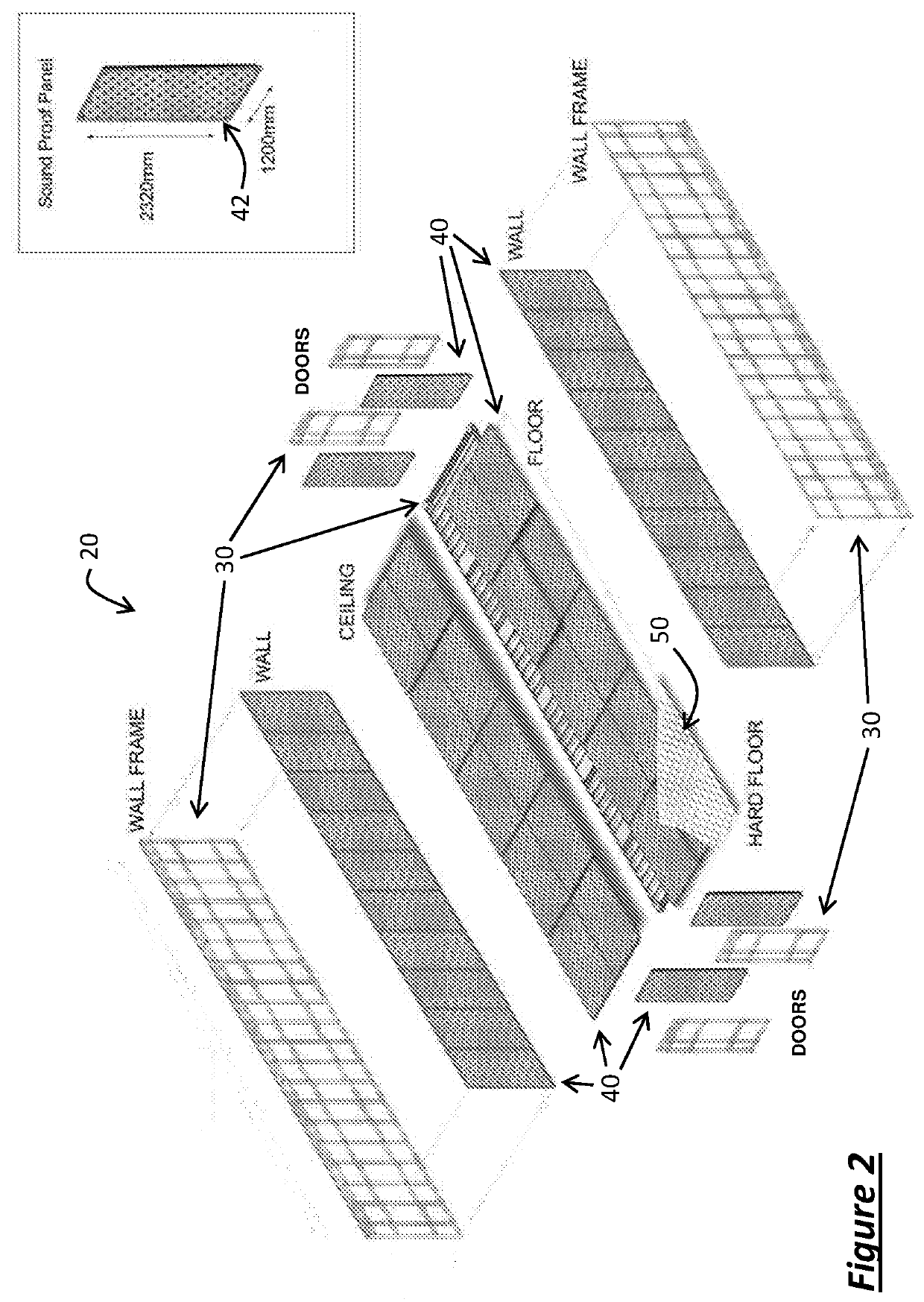 Aero-Acoustic Materials Processing Plant with Noise Attenuation System