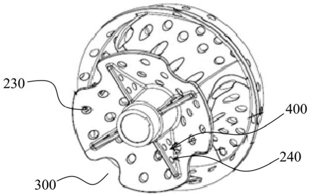 Ceramic impeller fixing device, ceramic impeller, and manufacturing method and detachment method for ceramic impeller