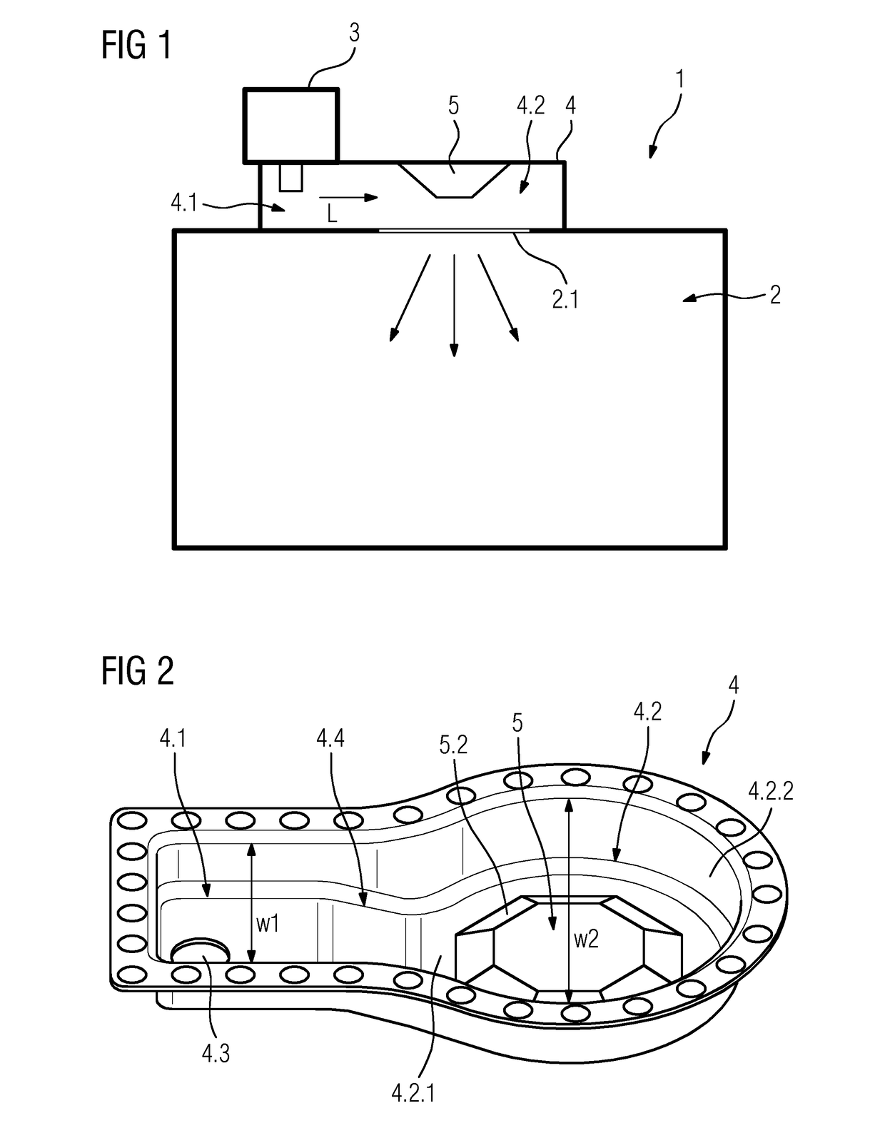 Microwave oven with a waveguide including a reflector element