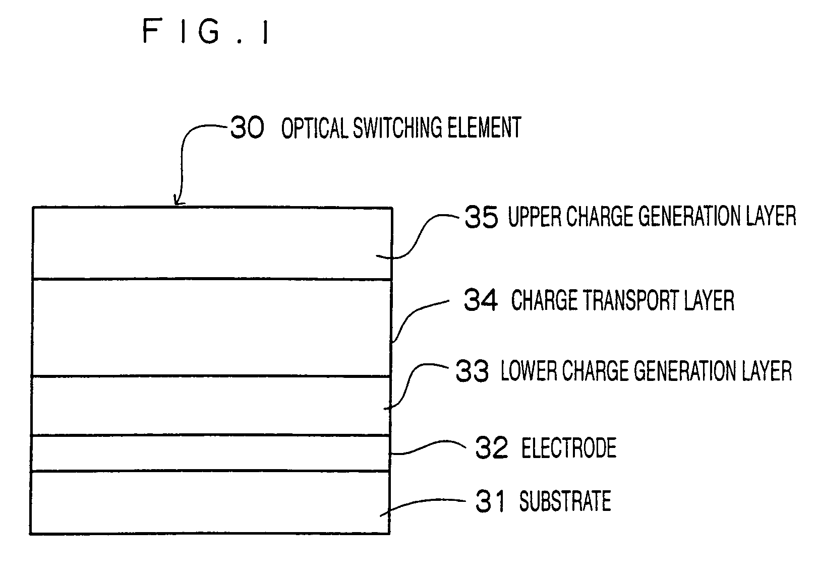 Optical switching element and photoaddressable display medium using the same