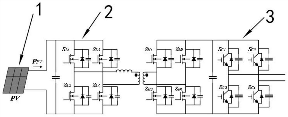 Topological structure of medium-voltage direct-hanging photovoltaic power generation system