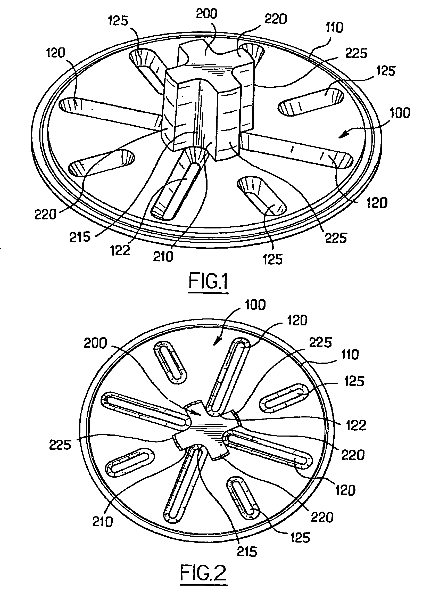 Supercapacitor cover with integrated center terminal