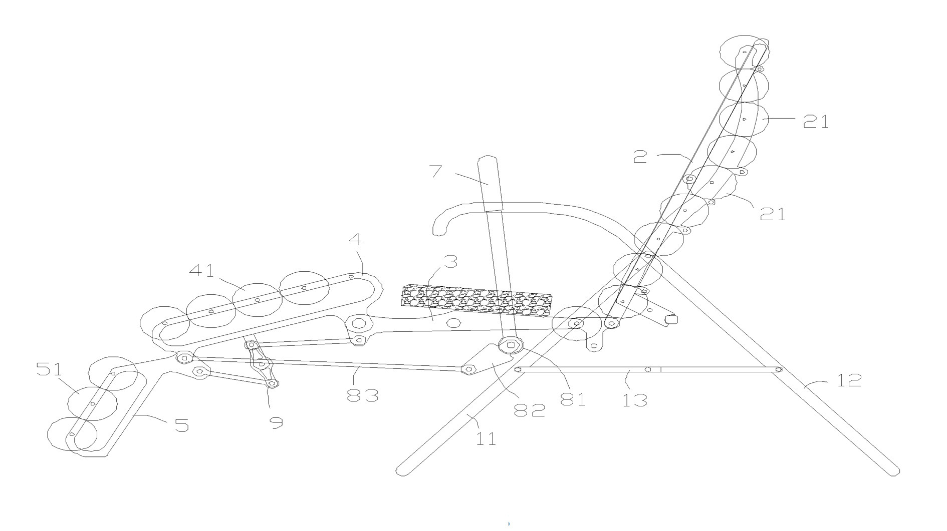 Multifunctional body-building chair