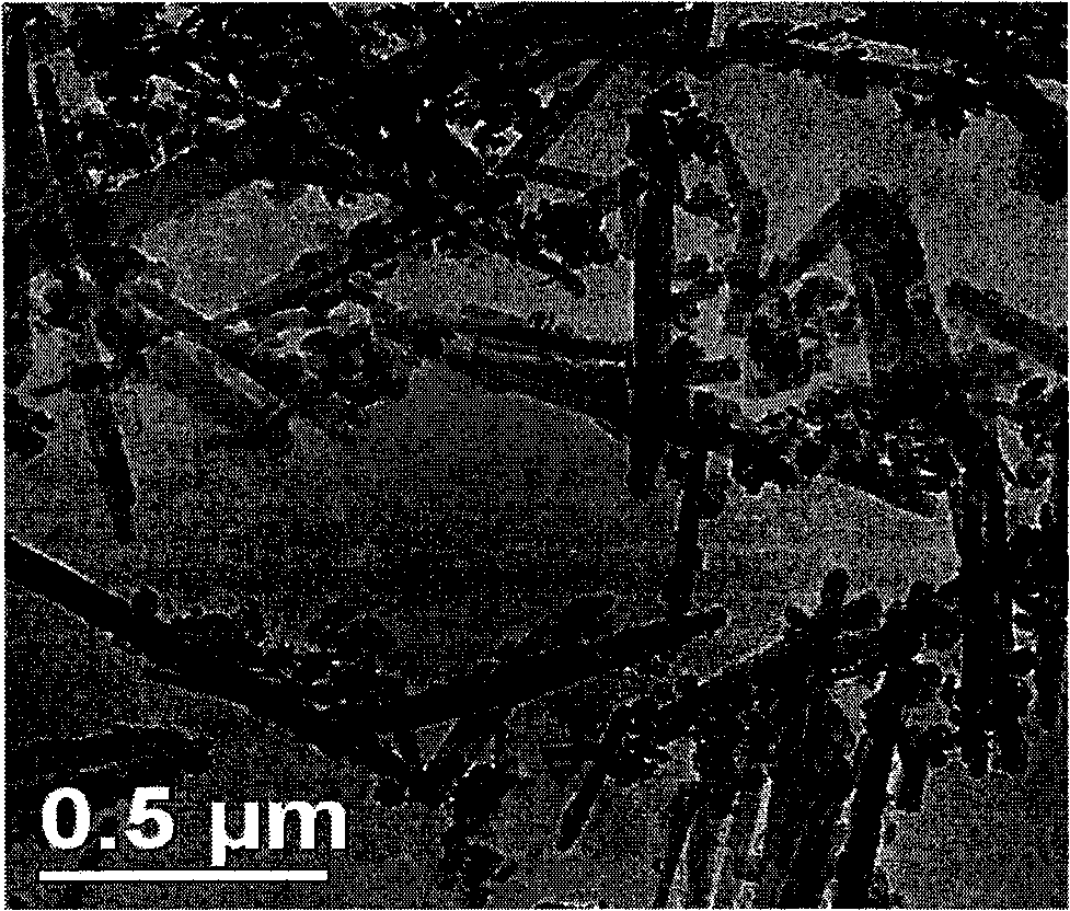 Cellulose/titanium dioxide/silica aerogel and preparation method thereof