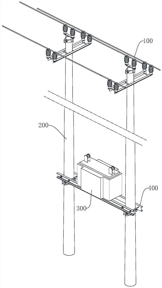 Power distribution network operation robot and working method thereof