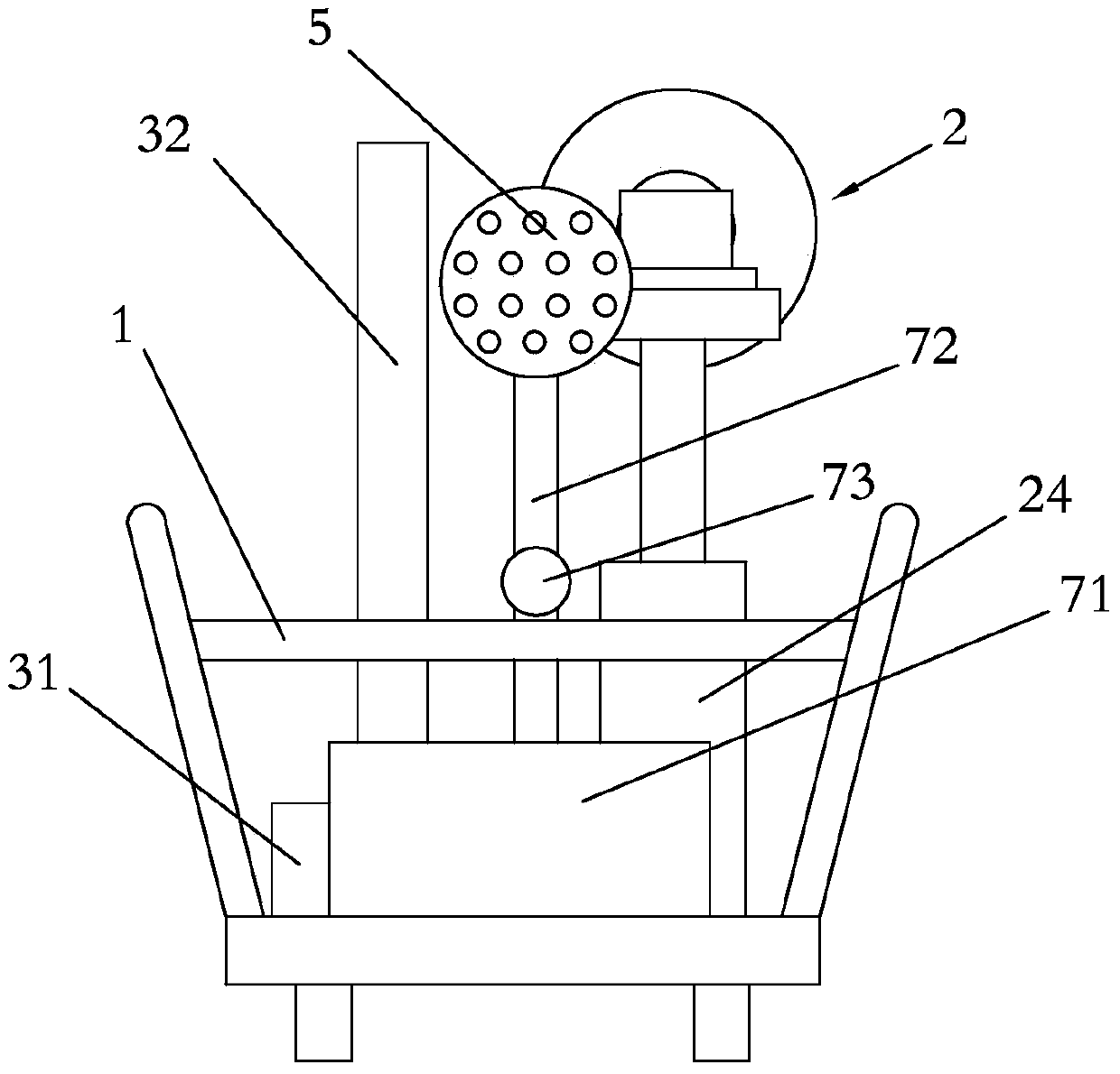 A tea orchard multifunctional intelligent management machine with monitoring device and monitoring method