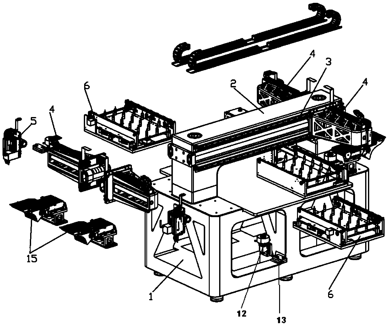 3C industry orientated modular multi-cantilever multifunctional device