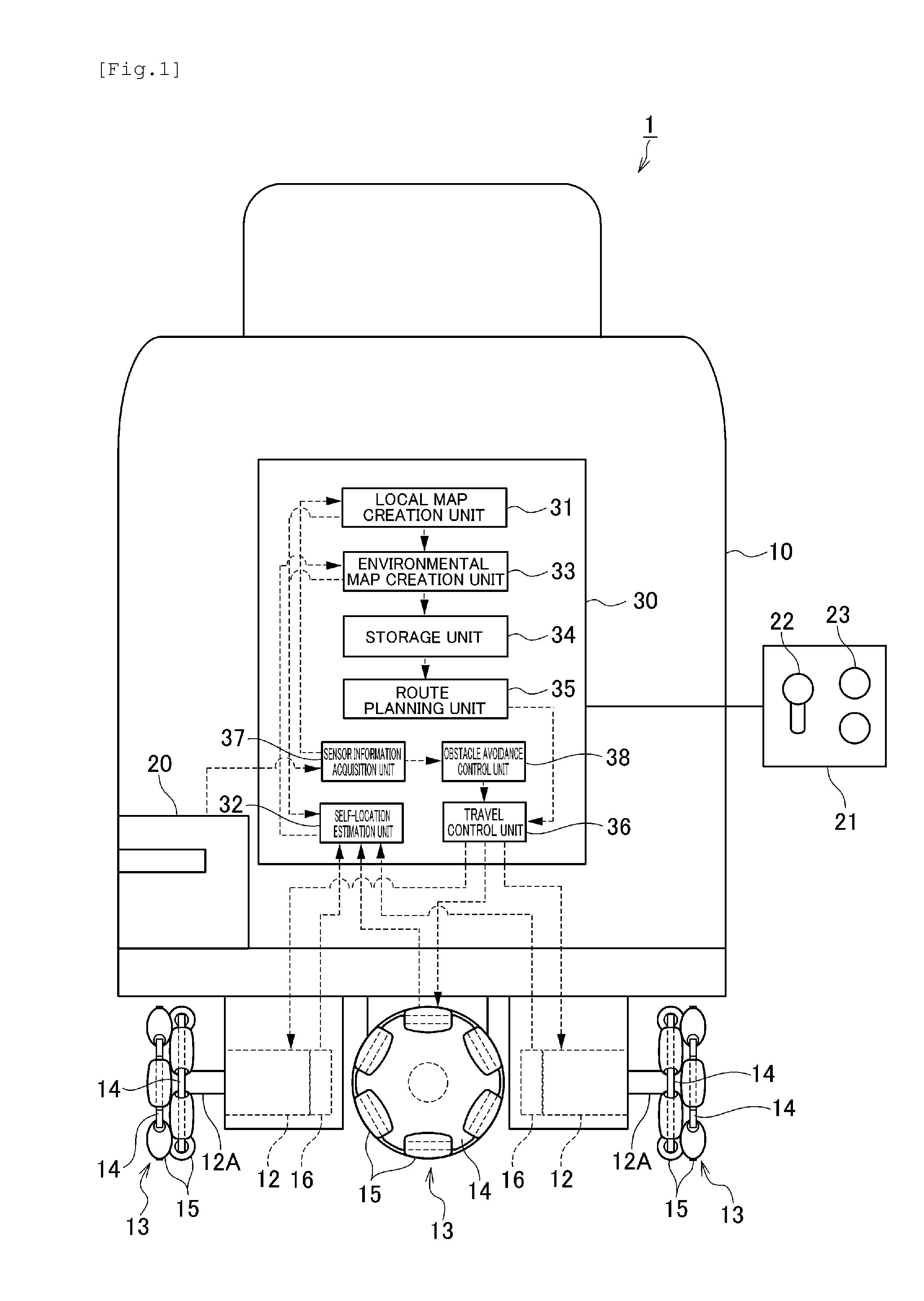 Autonomous mobile device