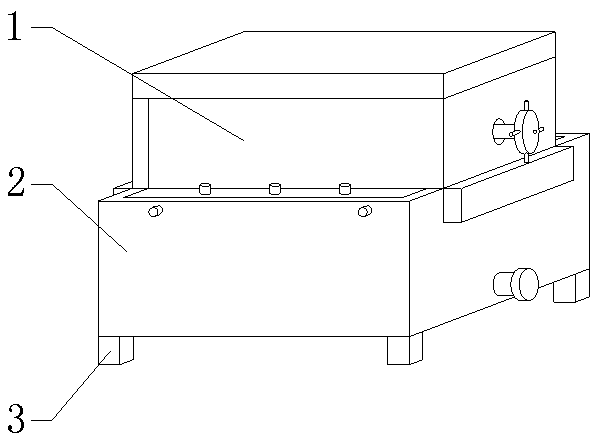 Leachate processing device based on domestic refuse landfilling