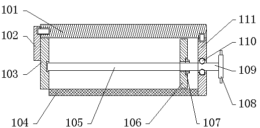 Leachate processing device based on domestic refuse landfilling