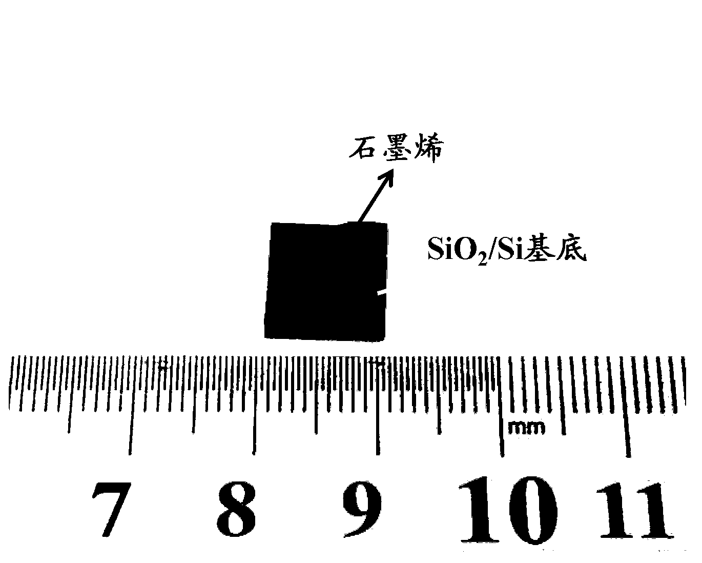 Method for low-temperature and efficient preparation of large-size graphene