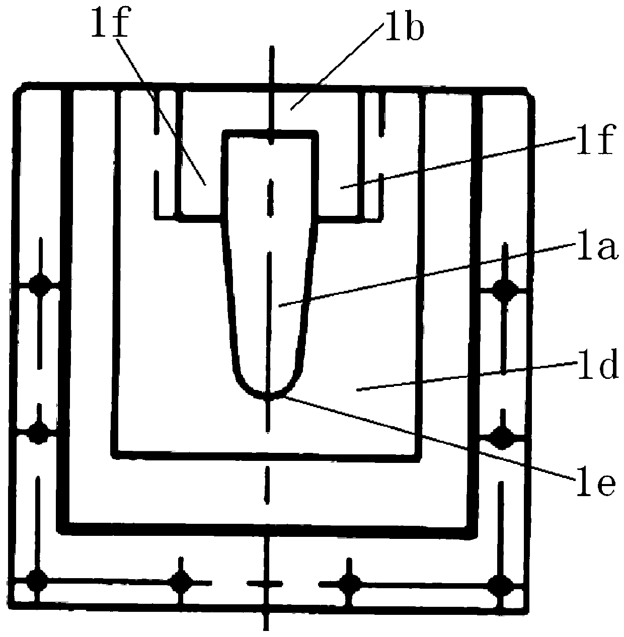 An air lock device for an aluminum melt degassing box and the degassing box thereof