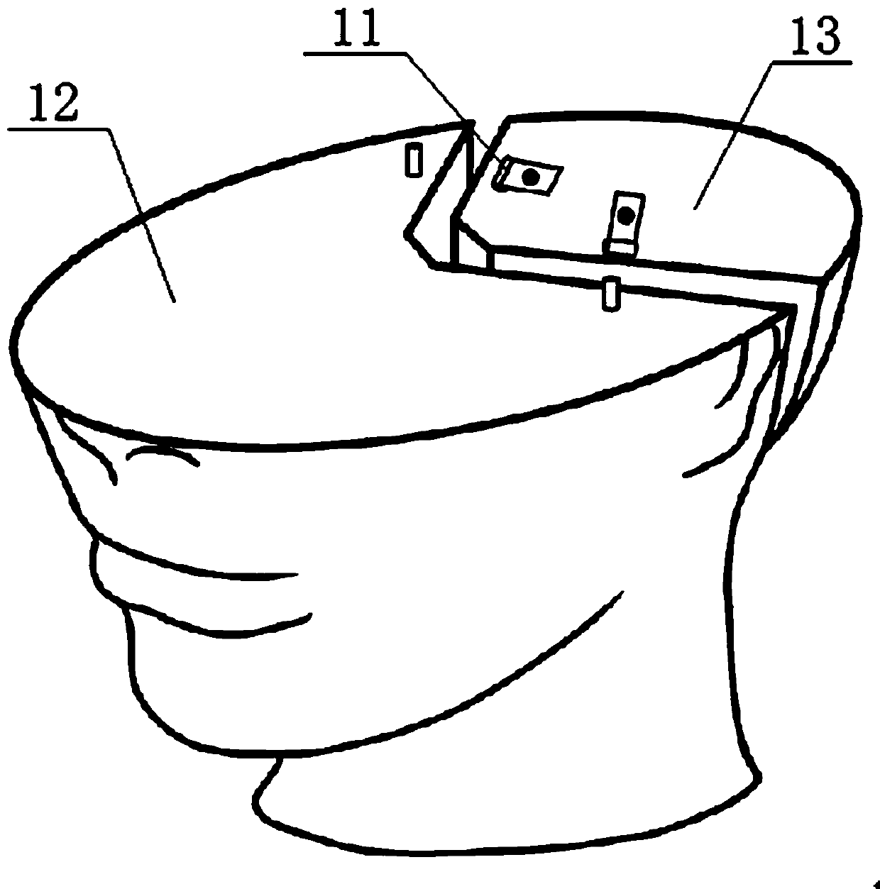 Dynamic diagnosis and treatment simulation device for human pharynx and larynx