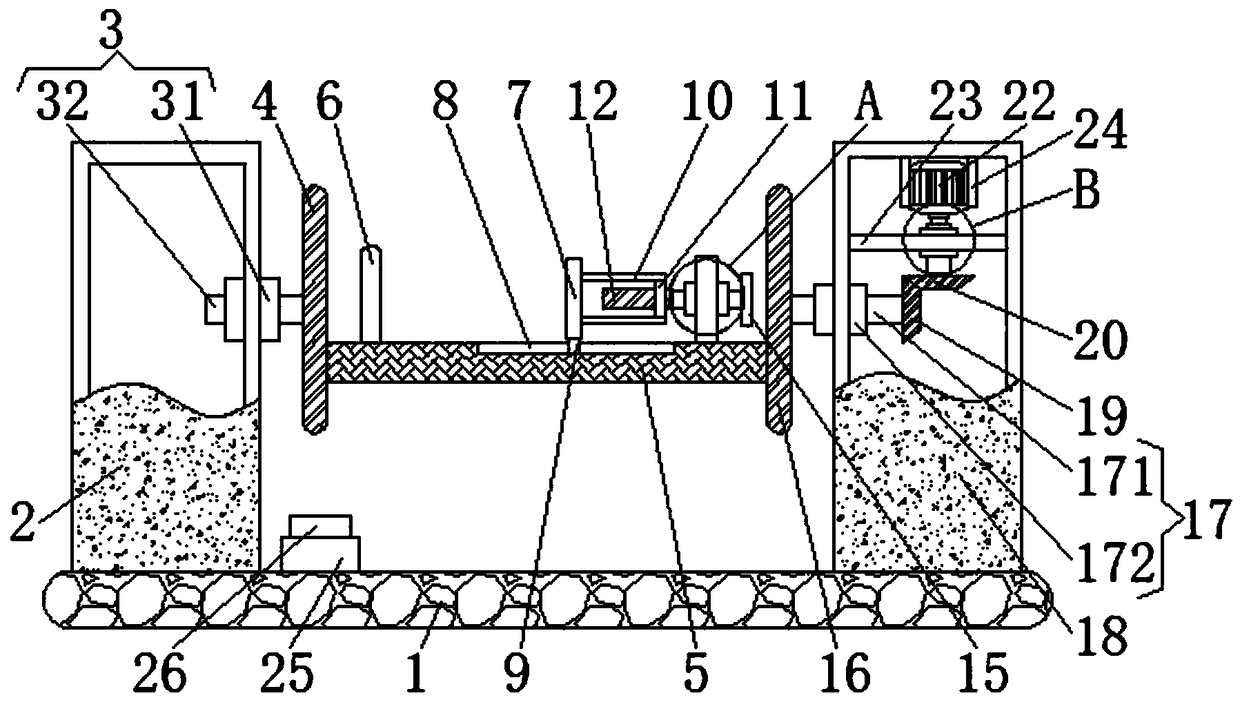 Horizontal type position changing machine used for car chassis welding