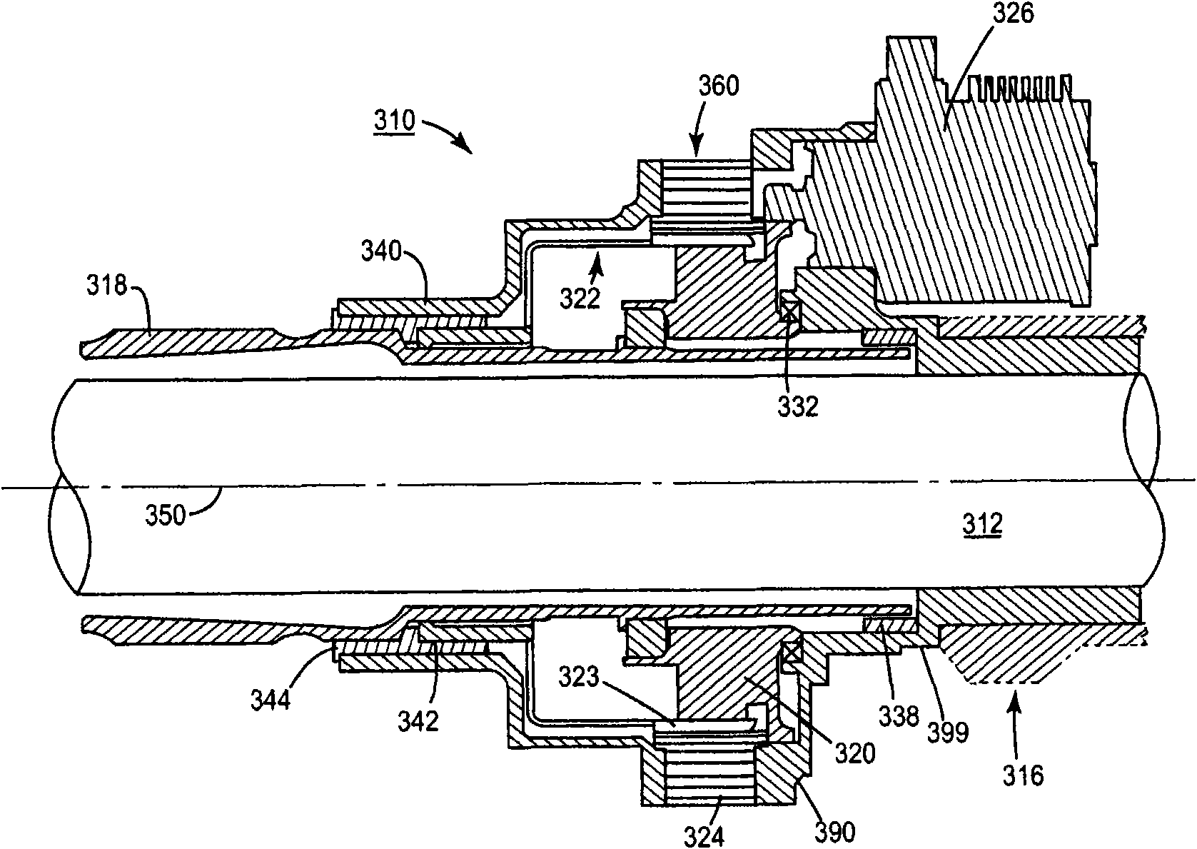 Aircraft landing gear steering system