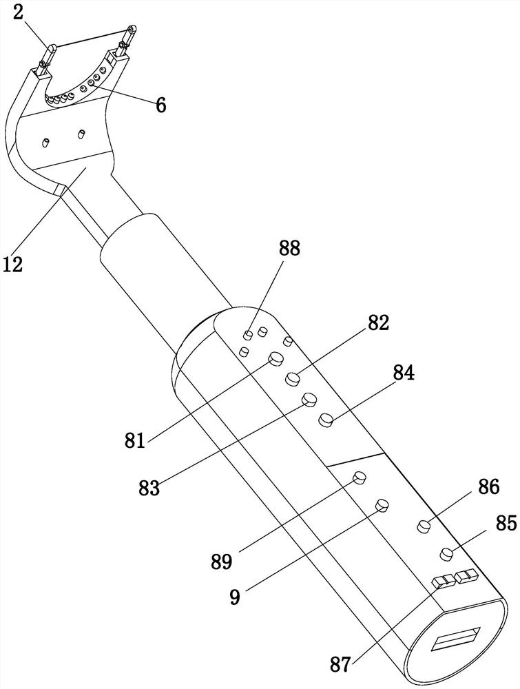 An auxiliary visualization device for oral hygiene maintenance