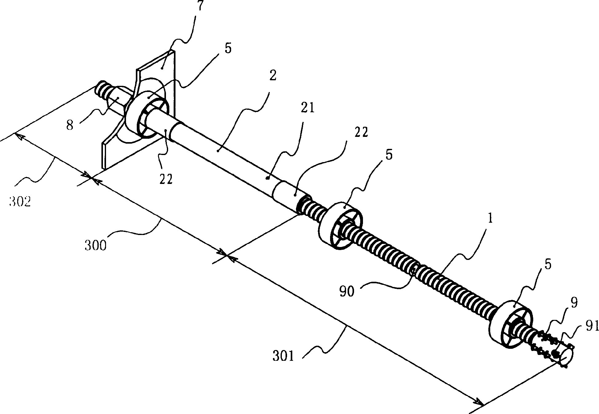 Prestress anchor device