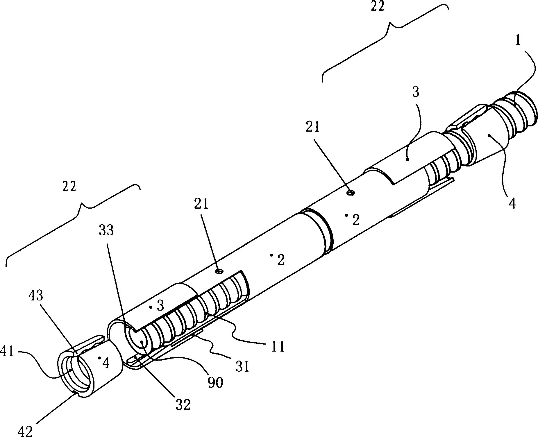 Prestress anchor device