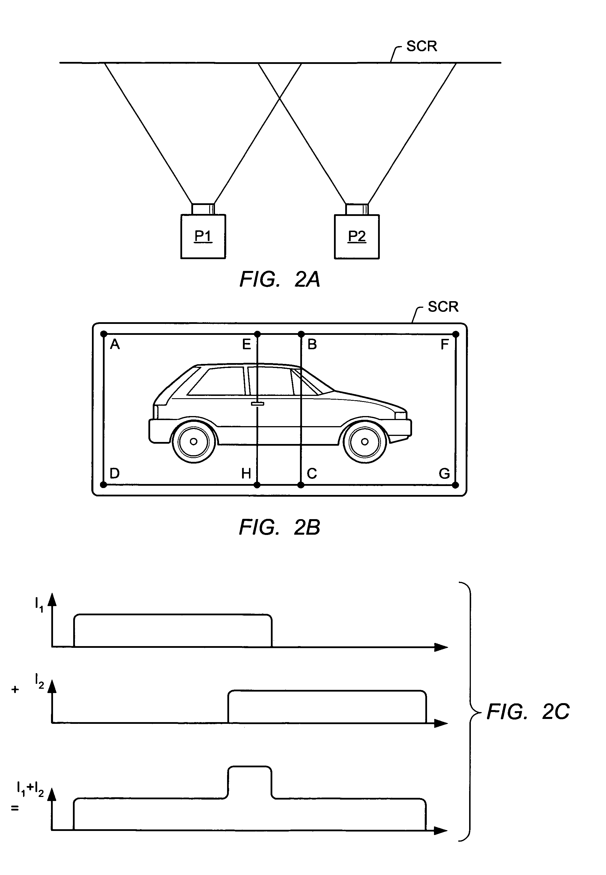 Matching the edges of multiple overlapping screen images