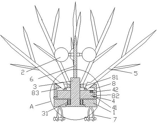 Insulated rotary anti-bird device and use method thereof