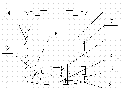 Automatic garbage can cleaning device