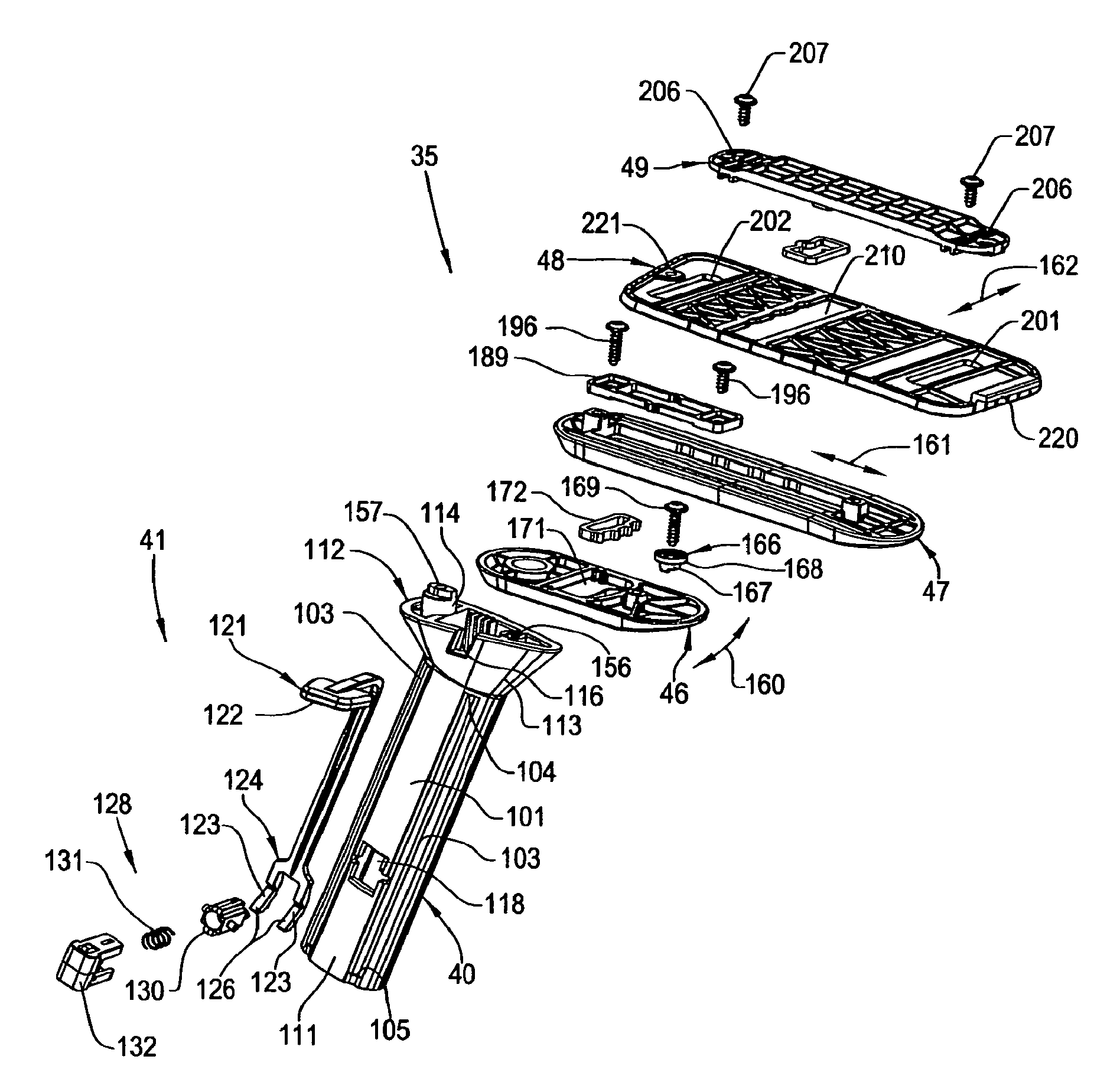 Arm assembly for a chair