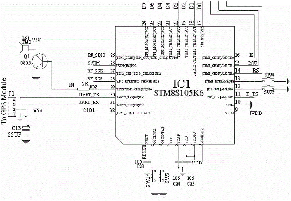 Railway construction safety protection system based on radio technology