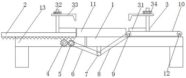 Detecting device for industrial plates