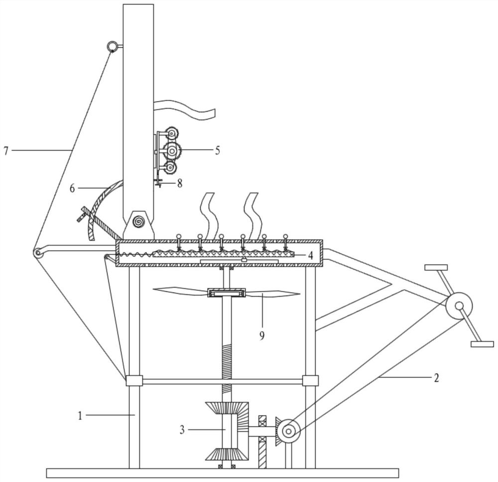 Rehabilitation exercise machine with lumbar vertebra supporting function and using method