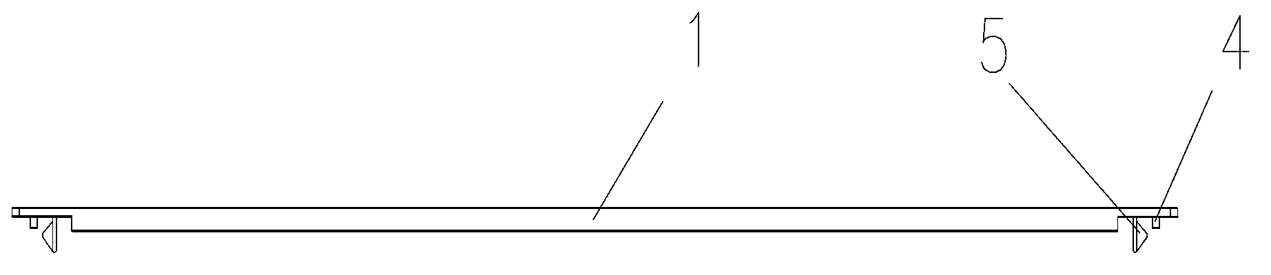 Tooling-free blind plate