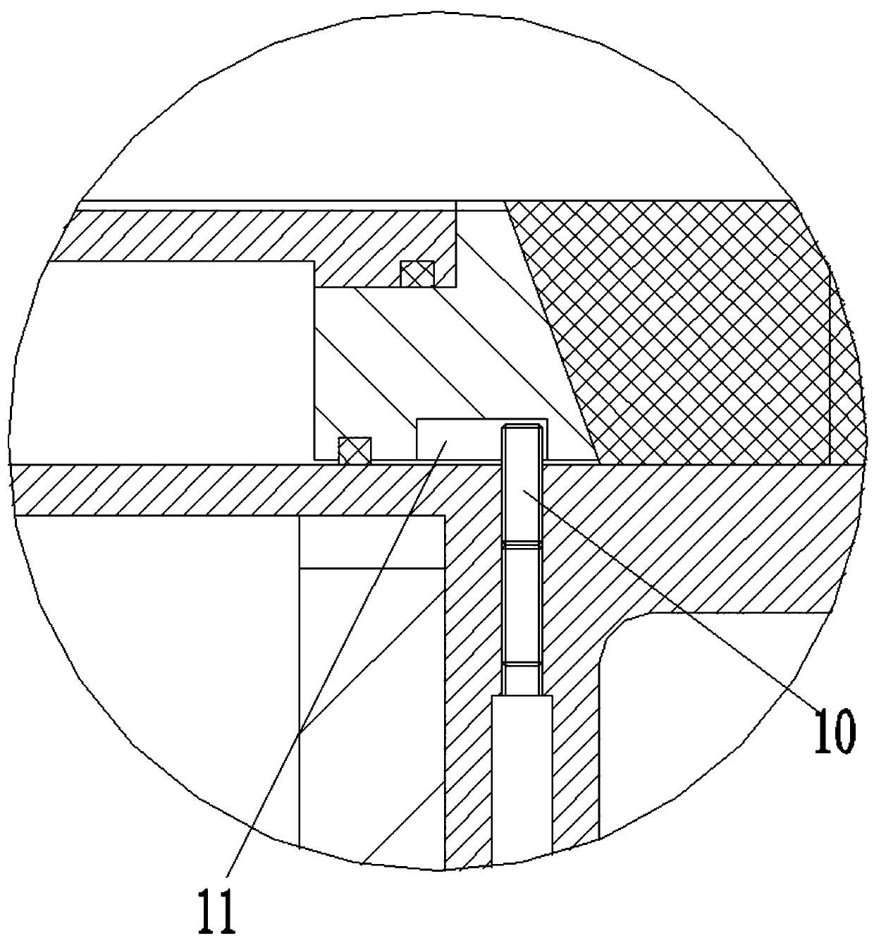 Thermal force compression sealing device