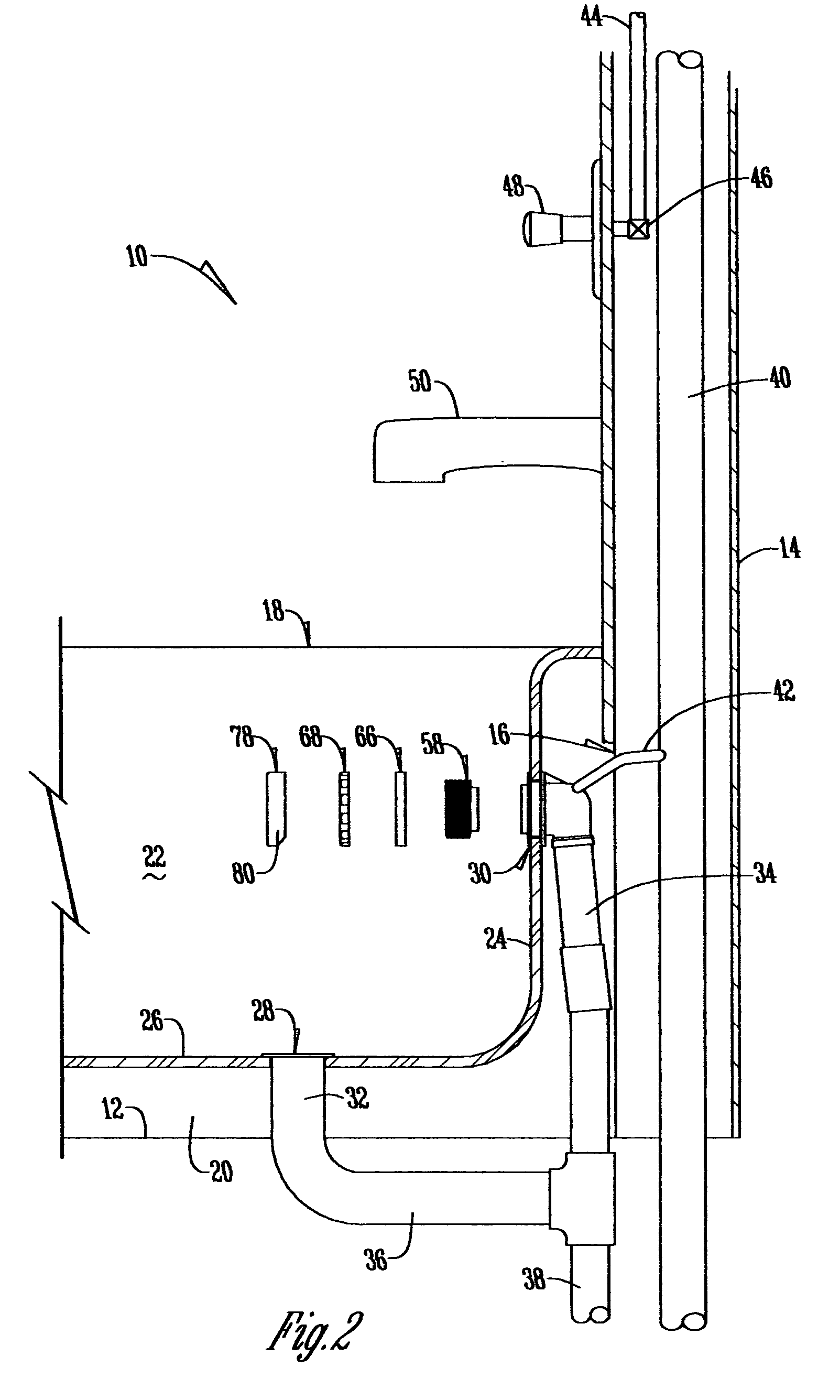 Overflow assembly for bathtubs and the like