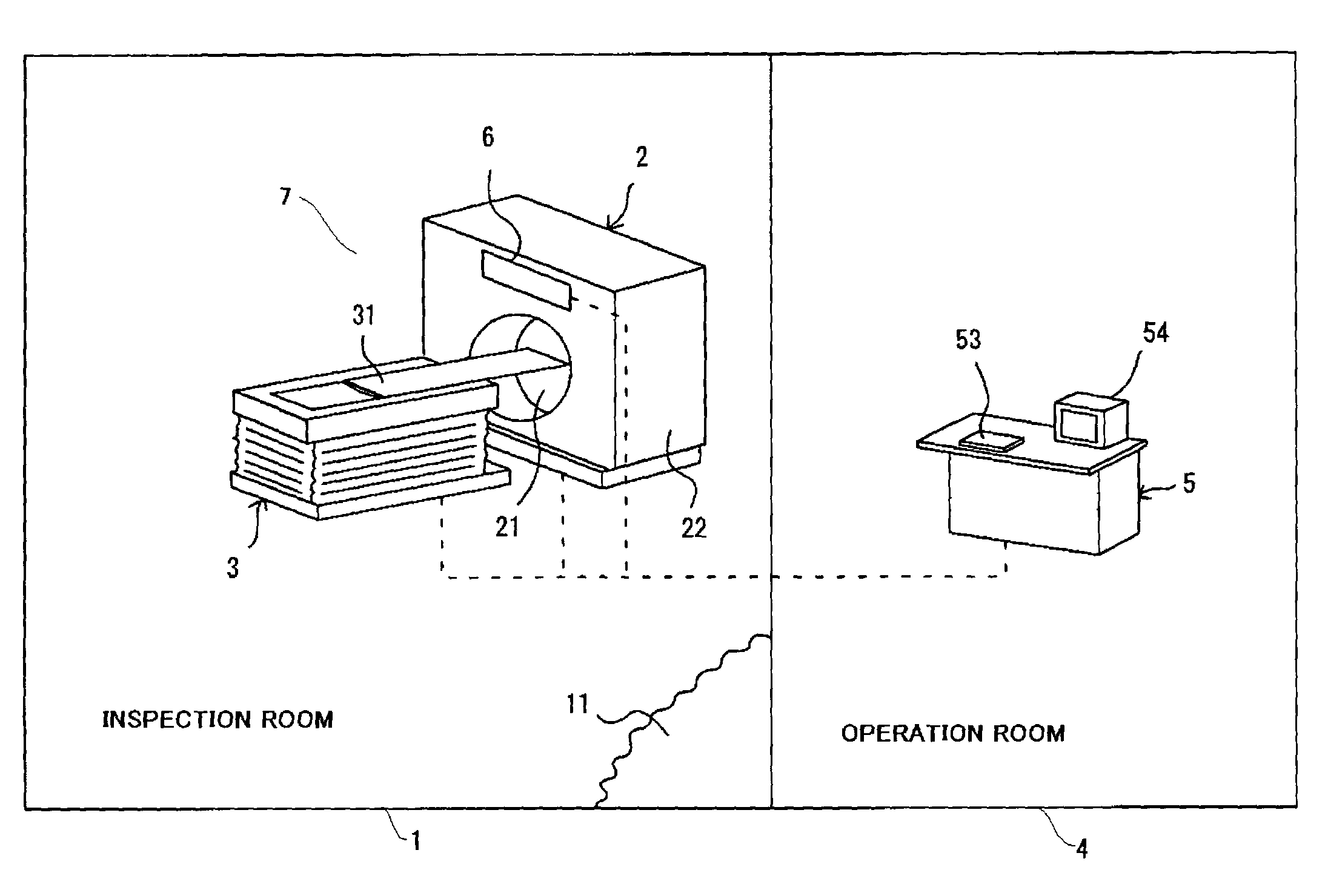 X-ray CT apparatus having a display to display information inputted from a remote operator console